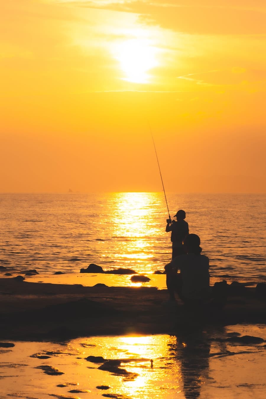 Casting into the sunset