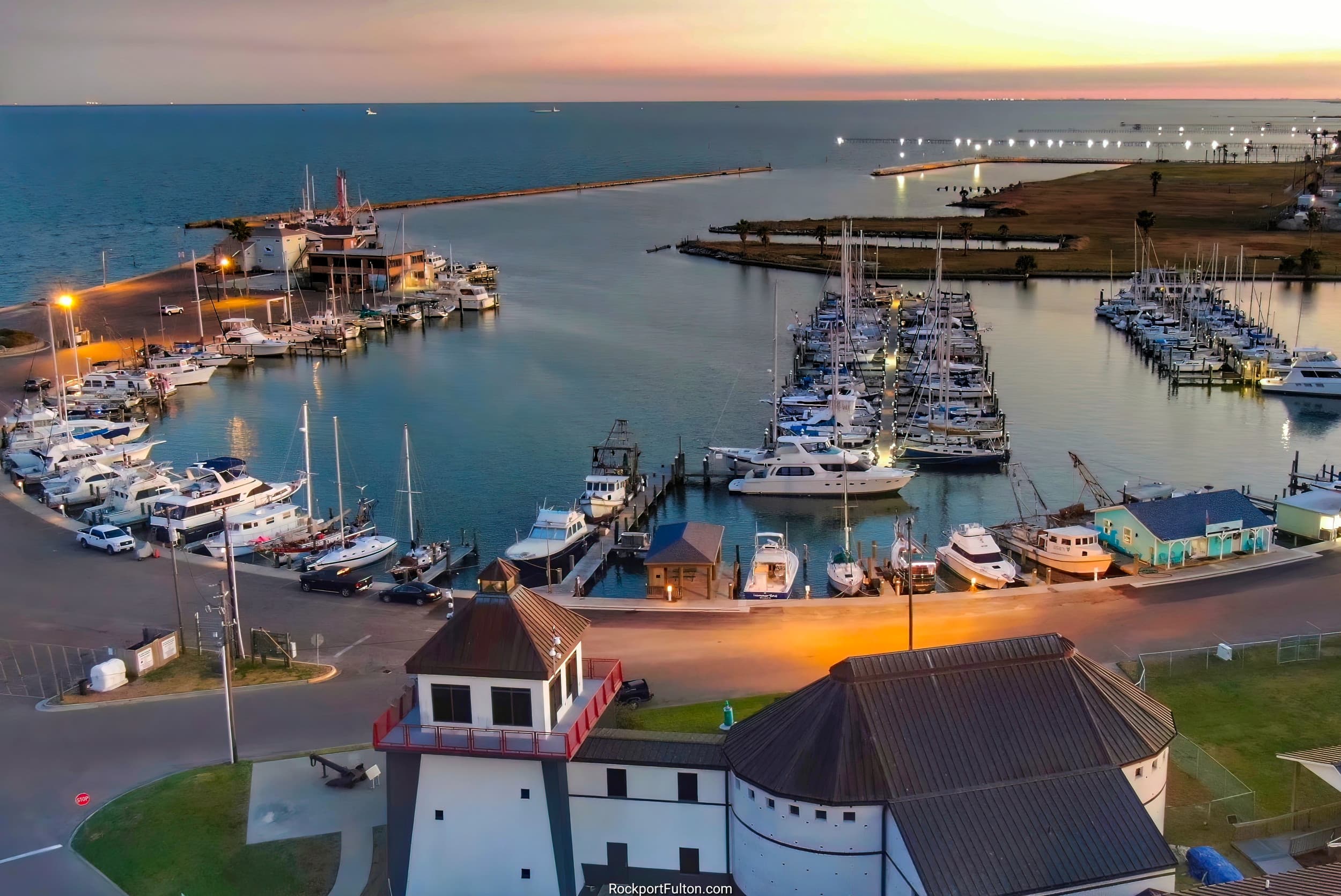 Aransas Bay at first light